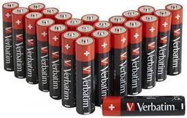 1x24 Verbatim Alkaline battery Mignon AA LR6 49505
