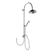 Dušo sistema Reitano Vanity, su retro lietaus dušo galva 20cm, be maišytuvo