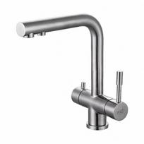 Virtuvinis maišytuvas Blue Water Zara Inox su jungtimi filtrui