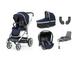 Oyster 3 Universalus vežimėlio komplektas 5in1 Rich navy/ mirror
