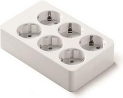 Extension 6 sockets white FM2506 | 8429760421184