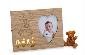 Rėmelis KPH 1400 med BABY's LED HEART išmatavimai 20x18 cm, nuotrauka 8 cm