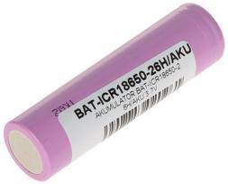LI-ION AKUMULIATORIUS BAT-ICR18650-26H/AKU 3.7 V SAMSUNG