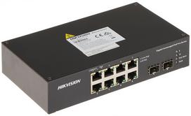 SWITCH POE DS-3T0510HP-E/HS 8 PRIEVADŲ SFP Hikvision