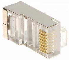 MODULINIS EKRANUOTAS KIŠTUKAS RJ45/C6-EKRAN*P100, FTP Cat6
