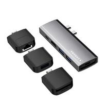 Caruba Multi Functional 9 in 1 USB C Hub Space Gray