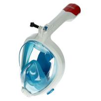 Caruba Full Face Snorkel Mask Swift   foldable + action cam mount (blue   L/XL)