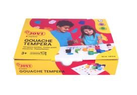 Guašas tempera JOVI, 35 ml, 12 spalvų rinkinys su teptuku