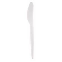 Vienkartiniai peiliai SUPERIOR,PS, balti, 17 cm, VIIKRE400_05747