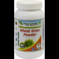 Kviečių želmenų milteliai Wheat Grass, Planet Ayurveda, 100g