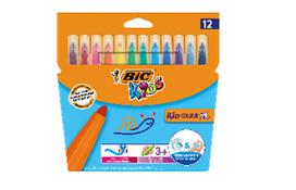 BIC Flomasteriai KID Couleur XL, 12 spalvų rinkinys NP