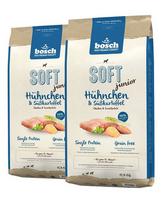 BOSCH Soft junior vištiena ir saldžiosios bulvės 25 kg (2 x 12,5 kg)