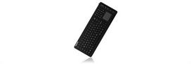 Icy Box KeySonic klaviatūra waterproof, touchpad, USB, industrial IP68, Juodas