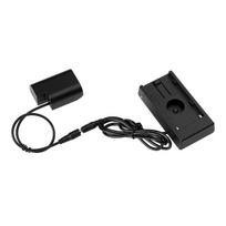 Caruba Panasonic DMW DCC12 full decoding Dummy battery +F970 battery gusset (straight cable)