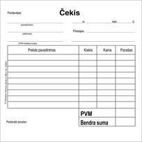 Čekis, 10x10cm, SC, 50x2 lapelius
