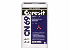 Mišinys grindims Ceresit CN 69 NIVEL EXTRA, sav.išsilyginantis, 1-15mm, 25kg
