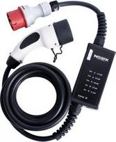 EV charging cable Type 2 3 phase 32A 380-440 V AC 22.1kW Ex9EVC3 EV, black/white 110693 | 8592765106933
