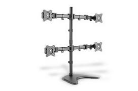 DIGITUS quad display stand desk for 4 TFT 68.5cm 27inch max. 8Kg VESA 75 x 75 und 100 x 100 mm black