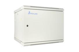 EXTRALINK 12U 600X450 ant sienos montuojama komutacinė spinta, metalinės durys, pilkos spalvos (EL-RMC-12U-5)