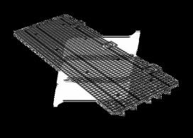 Latako apsaugos grotelės Gutter protect, 175x600 mm