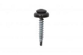 Dažytas apvalios galvutės savigręžis su tarpine 4,8x35, Torx