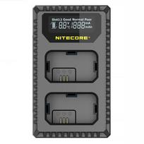 Nitecore USN1 Compact Dual Charger for Sony NP FW50 with indicator + USB