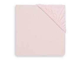 Jollein trikotažinė paklodė su guma Jersey Soft Pink 40x80 cm