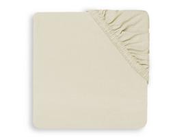 Jollein trikotažinė paklodė su guma Jersey Ivory 40x80 cm