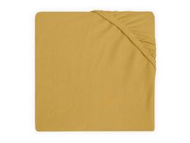 Jollein trikotažinė paklodė su guma Jersey Mustard 40x80 cm