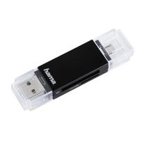 Hama kortelių skaitytuvas USB 2.0 SD/MMC (181056)