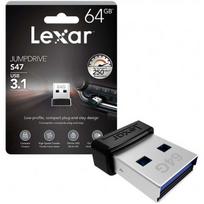 Lexar 64GB JumpDrive S47 USB 3.1 juodas
