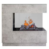 DIMPLEX ZEN R CONCRETE pastatomas elektrinis židinys su apdaila