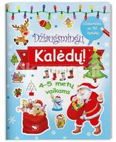 Džiaugsmingų Kalėdų! Užduotėlės su lipdukais 4–5 metų vaikams