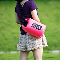 Vandeniui atsparus maišas Dry Bag 15L : Spalva - Rožinė (PN)