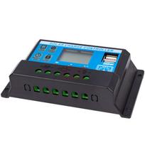 Įtampos reguliatorius fotoelektrinėms plokštėms 12V / 24V 20A LCD