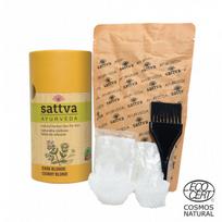 Augaliniai tamsiai šviesūs plaukų dažai Dark Blonde, Sattva Ayurveda, 150g