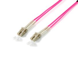 Equip Įranga Įranga LWL Patchkabel LC->LC 7,50 m Multimode Duplex OM4 rapsas Polybeutel