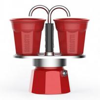 Kavinukas Bialetti Mini Express Red 2puod.