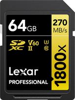 Lexar atm.korta SD 64GB SDXC 1800x R280/W210