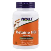Now Foods Betaine HCl 648 mg 120 vcaps