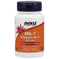 Now Foods MK-7 Vitamin K-2 100 mcg 60 vcaps