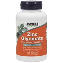 Now Foods Zinc Glycinate 30 mg 120 softgels