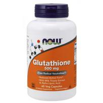 Now Foods Glutathione 500 mg with Milk Thistle Extract & Alpha Lipoic Acid 60 vcaps