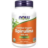 Now Foods Spirulina Organic 500 mg 200 tab
