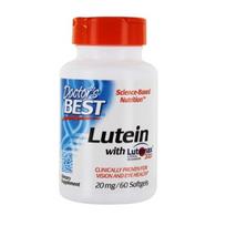 Doctor's Best Lutein with Lutemax 20 mg 60 softgels