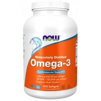 Now Foods Omega-3 Molecularly Distilled 500 softgels