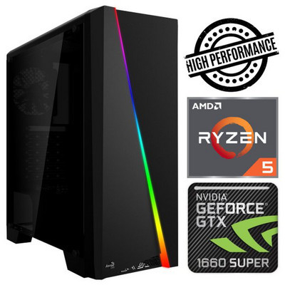 Nuo €] INTOP Ryzen 5 5600X 32GB 240SSD M.2 NVME+1TB GTX1660
