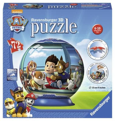 3D Puzzle ball: Paw Patrol kaina nuo 14 