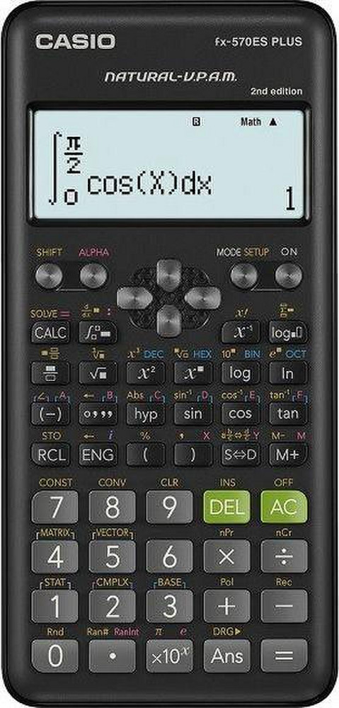 casio fx 570es plus kaina nuo 23.09 € (8 pard.)
