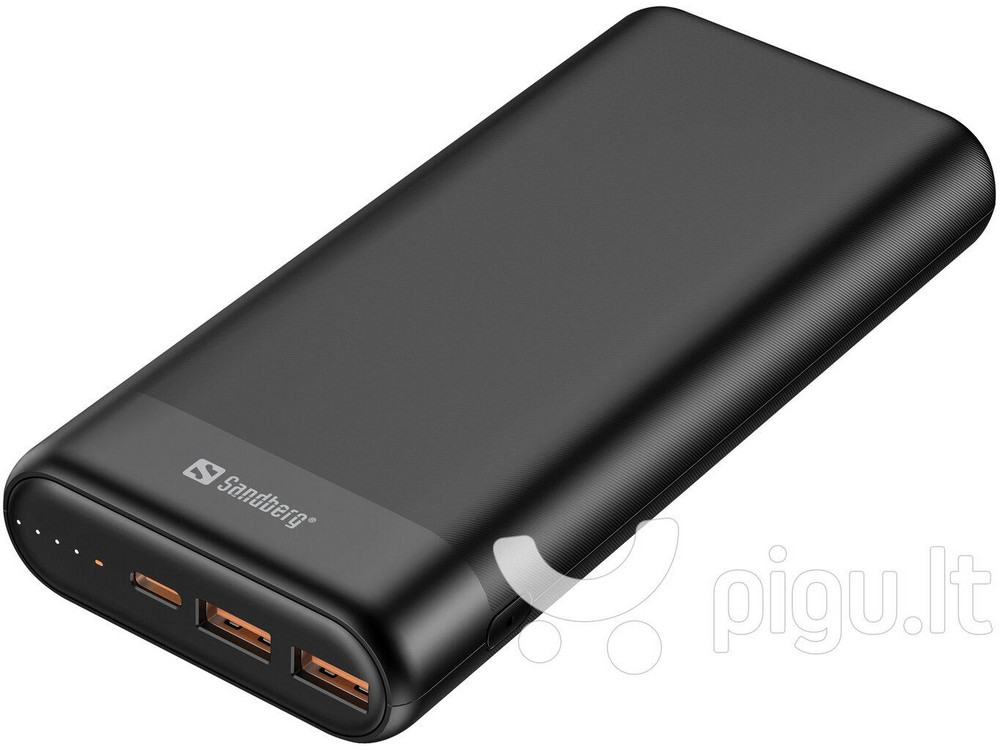 Sandberg Powerbank 20000 PD65W+2xQC3.0 (420-62) - Sandberg A/S